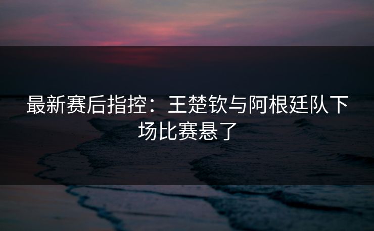 最新赛后指控：王楚钦与阿根廷队下场比赛悬了